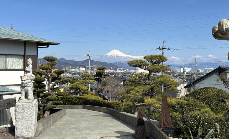 Mt Fuji View from Ryugeji Temple